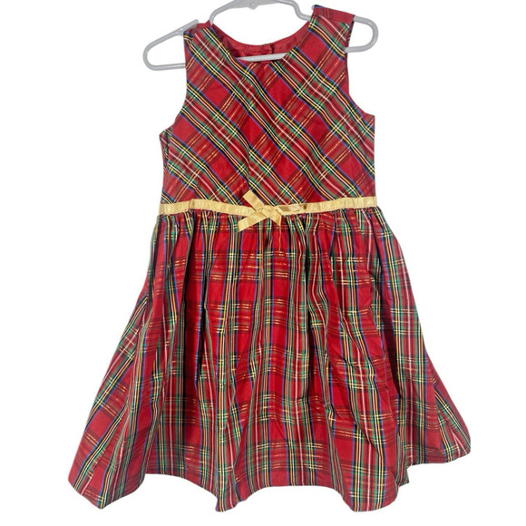 Speechless Toddler Dress Size 5T Red Tartan Plaid Check Holiday Party Christmas - Picture 1 of 10